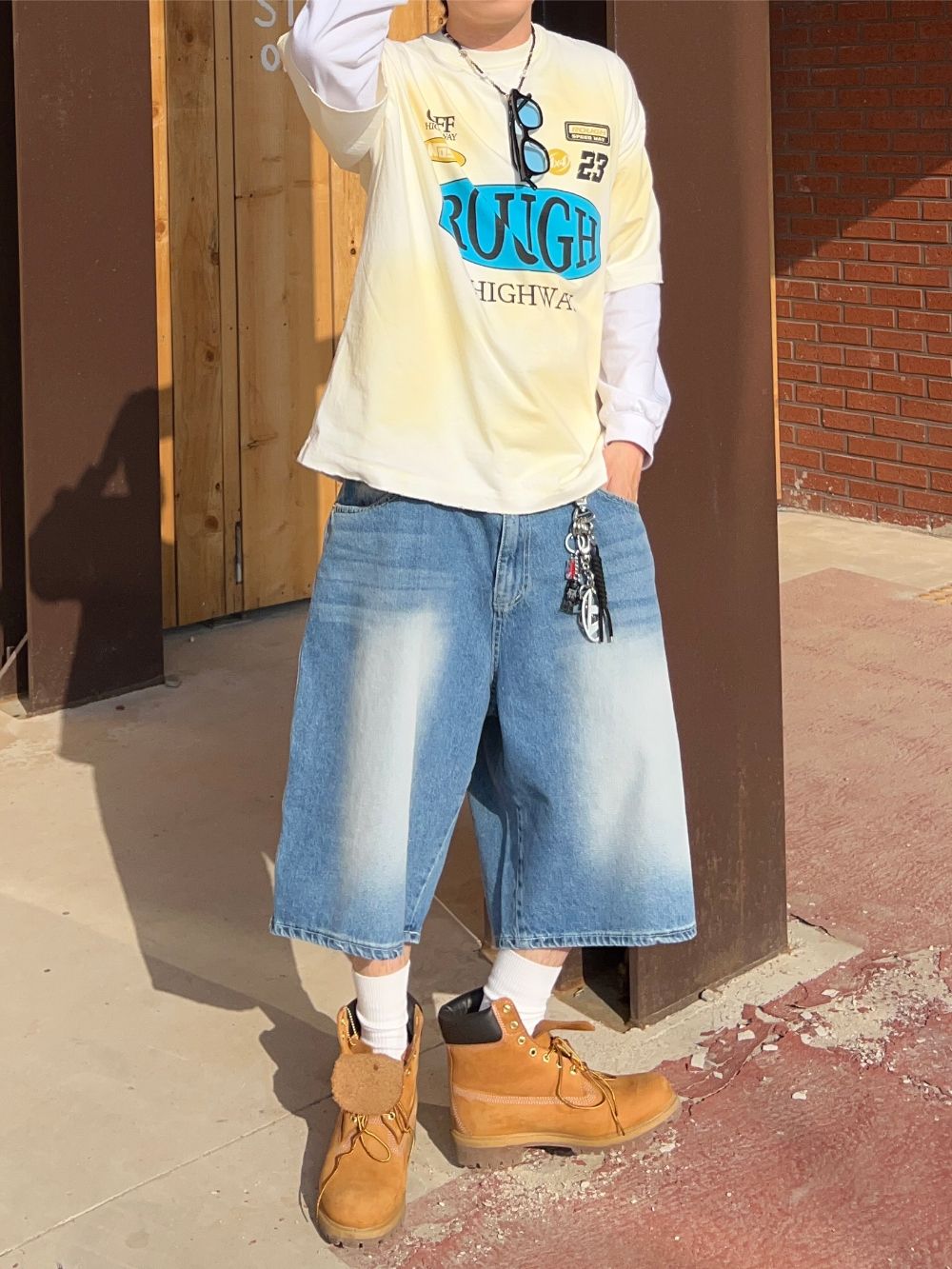【KOOLOSET】Garments Dying Rough T-Shirt KOOLOSET】Garments Dying Rough T-Shirt (Tシャツ・カットソー