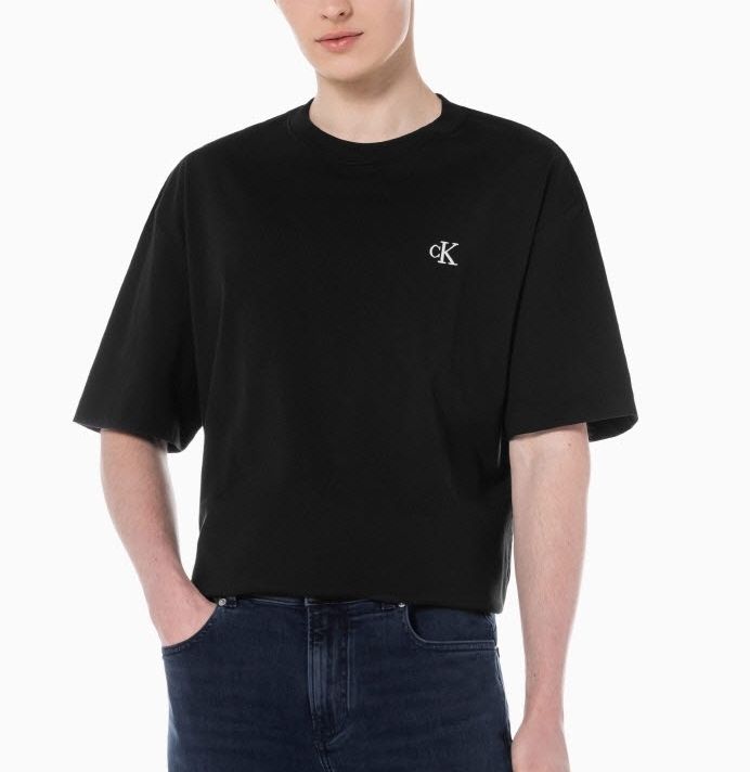 CK Jean】Men's Relaxe Fit Archive Logo Tシャツ 半袖 (Calvin