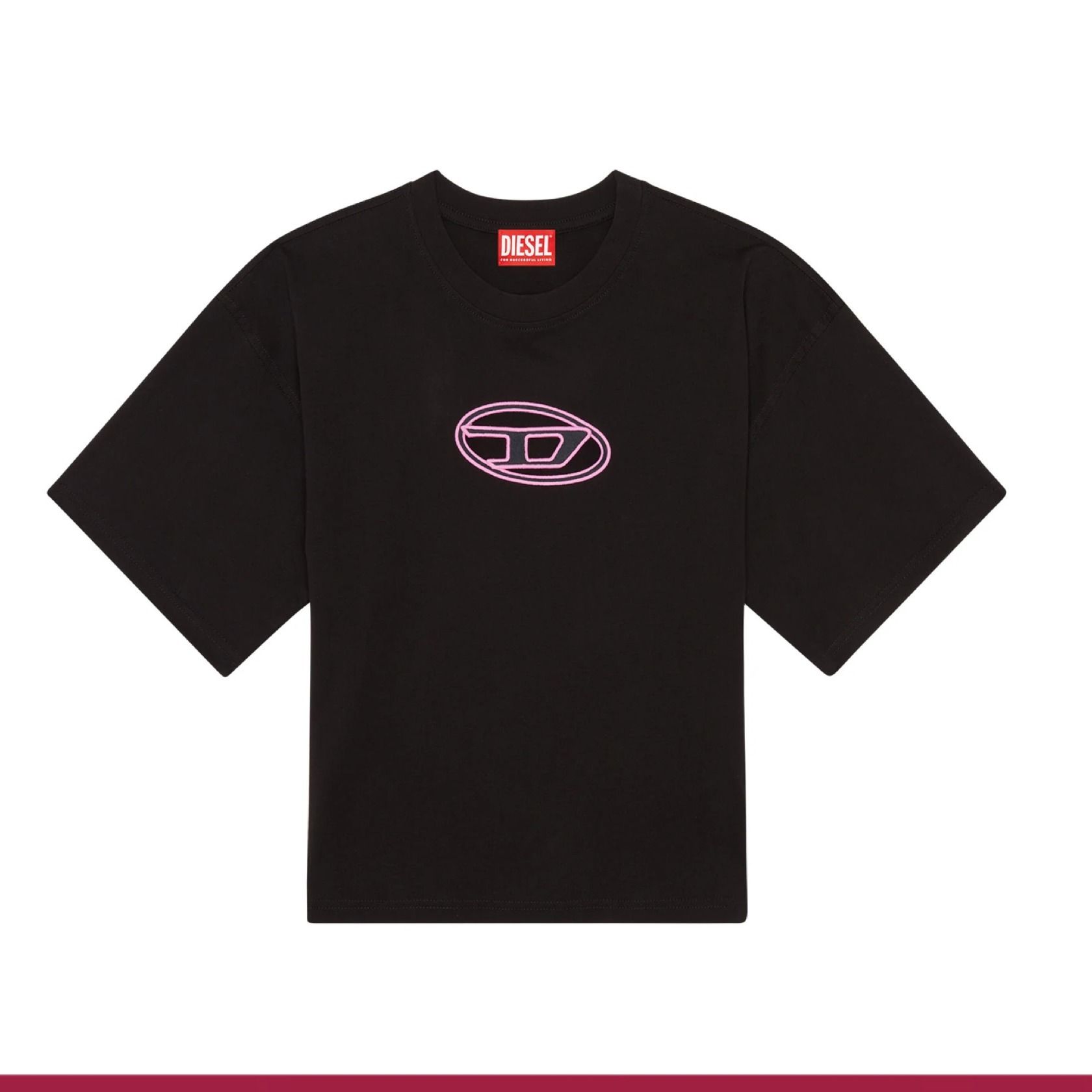 国内即発】DIESEL『T-Buxt-Crop-Od 半袖Tシャツ』送料込 (DIESEL