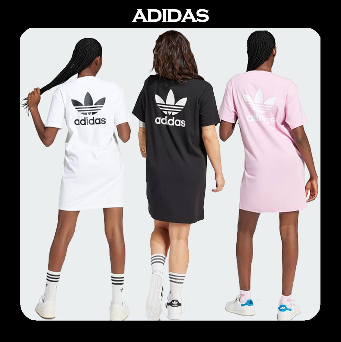 Adidas☆韓国人気 [正規品] TREFOIL DRESS 2COLOR IU2404/IN8459