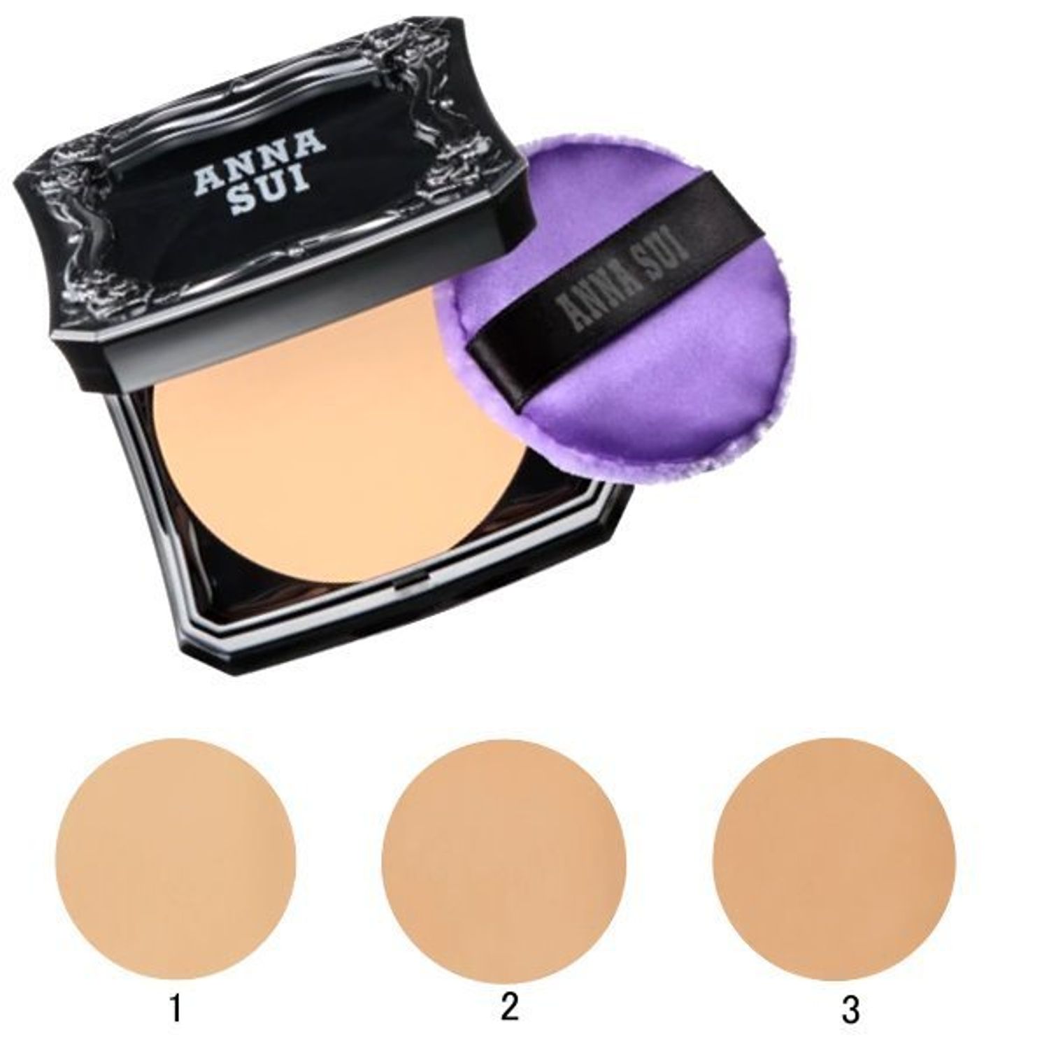 ANNA SUI アナスイ シルキー 程よく パウダー ファンデーション 01