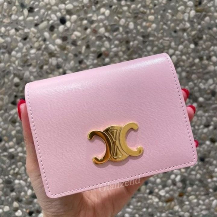 CELINE トリオンフキャンバスカードケース・名刺入れ CELINE ☆ ジップカードホルダー/トリオンフキャンバス (CELINE