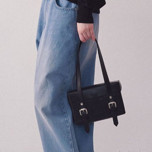 ☆2024SS新作☆RONRON☆SQUARE BUCKLE MINI BAG (RONRON/トート