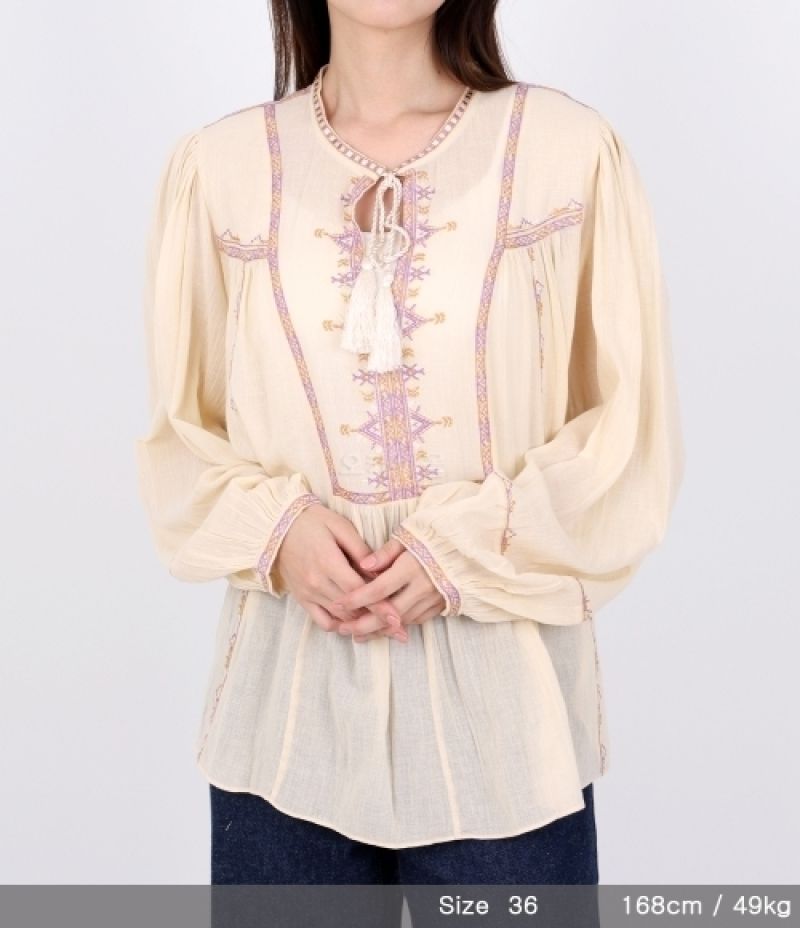 ISABEL MARANT｜LONG-SLEEVED SHIRTS/BLOUSES (SILEKIA (HT0