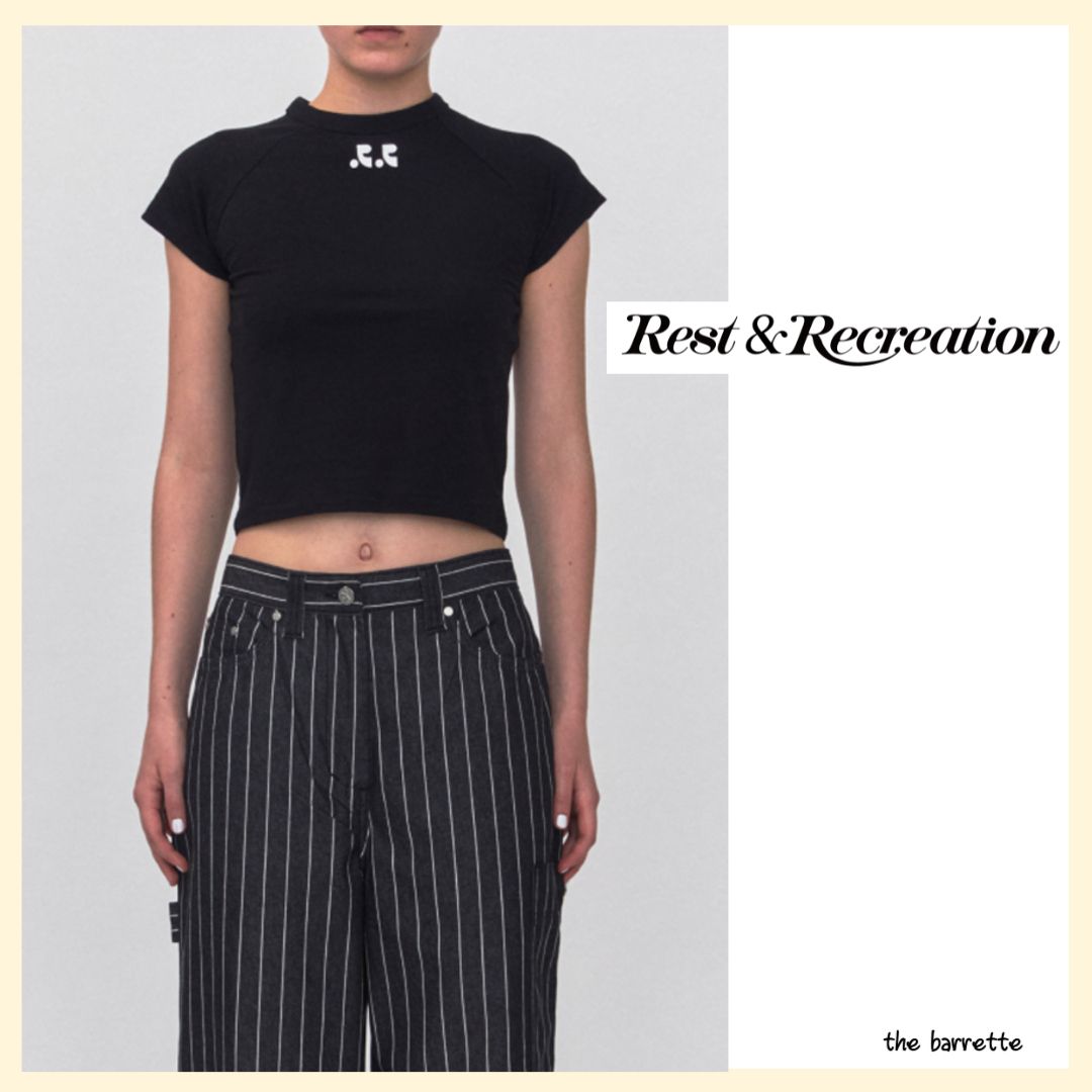 Rest & Recreation】RR LOGO CROP TOP (Rest & Recreation/T