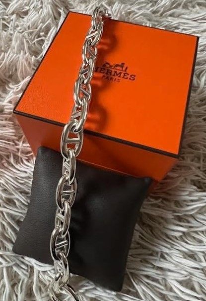 希少♪【HERMES】 シェーヌダンクル ブレスレット ラージモデル 楽天市場】【新品同様・未使用】 MMサイズ HERMES エルメス