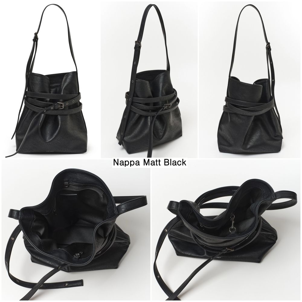【SAMO ONDOH】韓国人気 24SS 新作★ Belt Bucket Bag M SAMO ONDOH】韓国人気 24SS 新作☆ Belt Bucket Bag M (SAMO