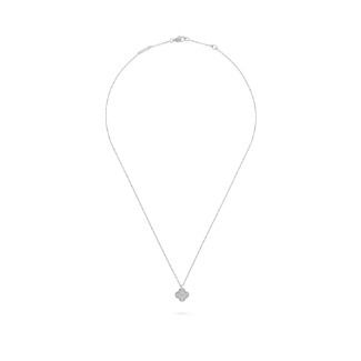 VanCleef＆Arpels スウィート アルハンブラ ダイヤペンダント