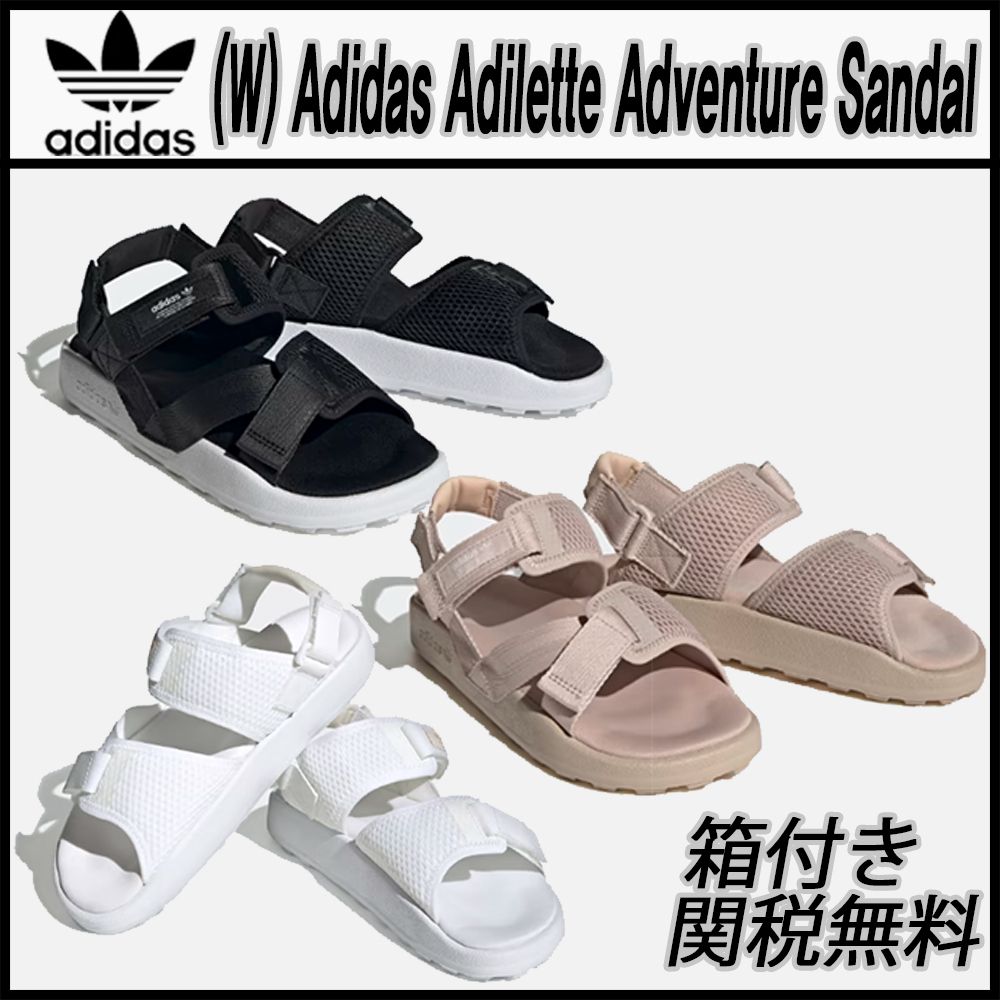 グランドホールセール ☆ADIDAS☆(W) Sandal☆送料・関税込 Adventure Adilette Adidas 靴