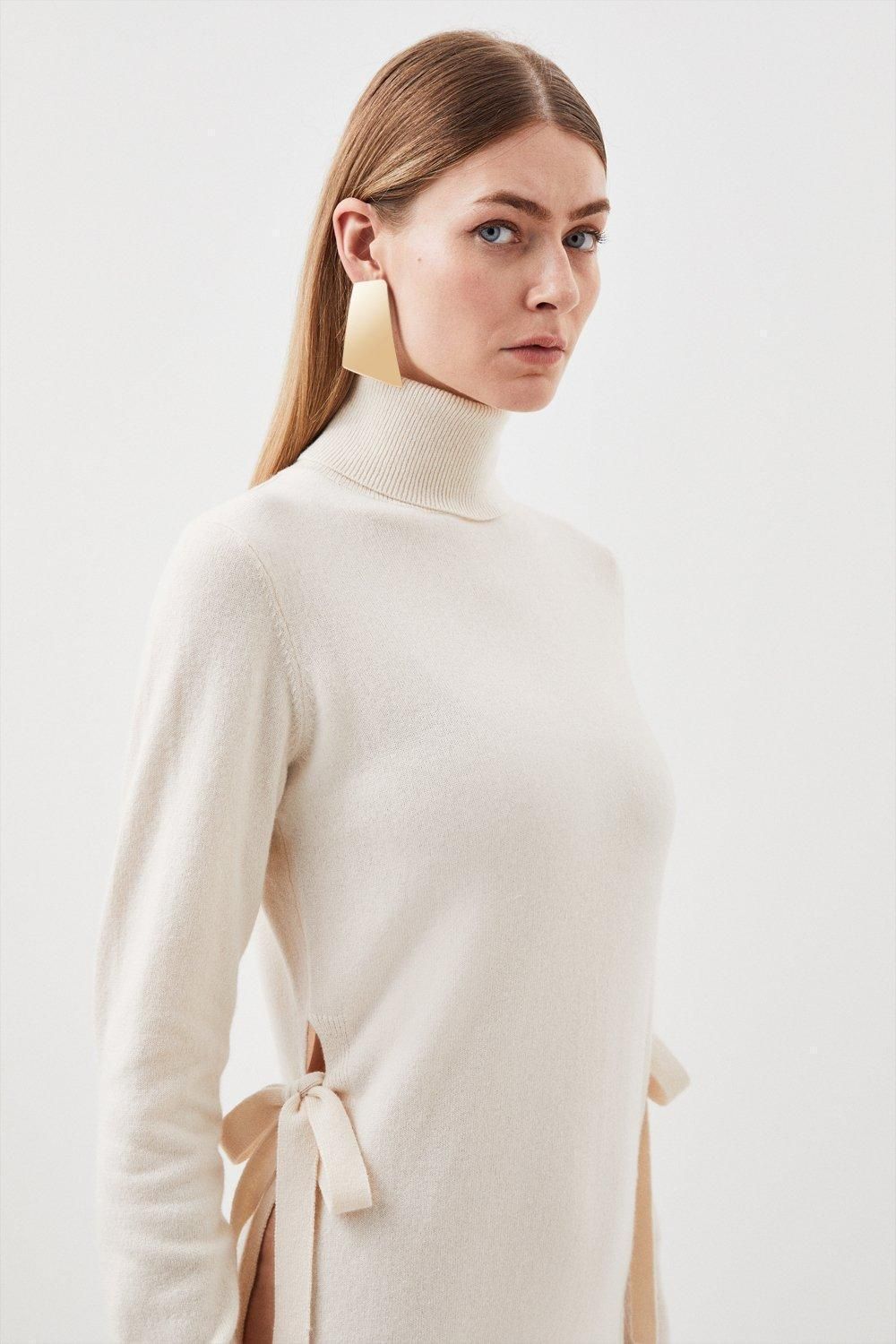 日本未入荷★Karen Millen タートルネックニットワンピース 日本未入荷☆Karen Millen タートルネックニットワンピース