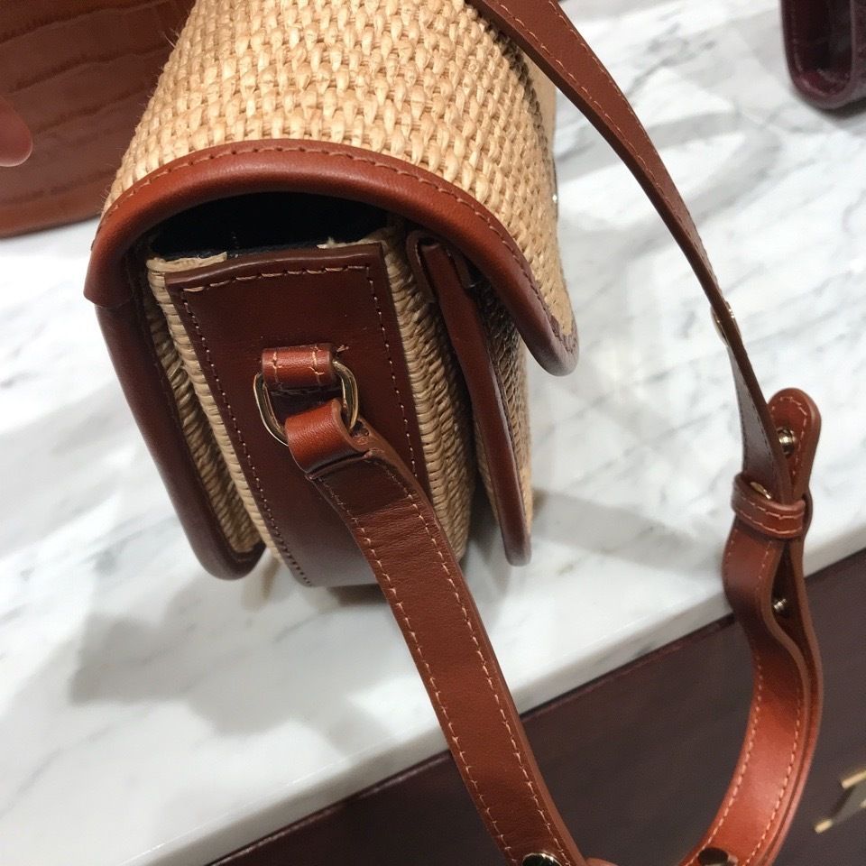 新品】Sézane Claude ショルダーバッグナチュラルテキスタイル