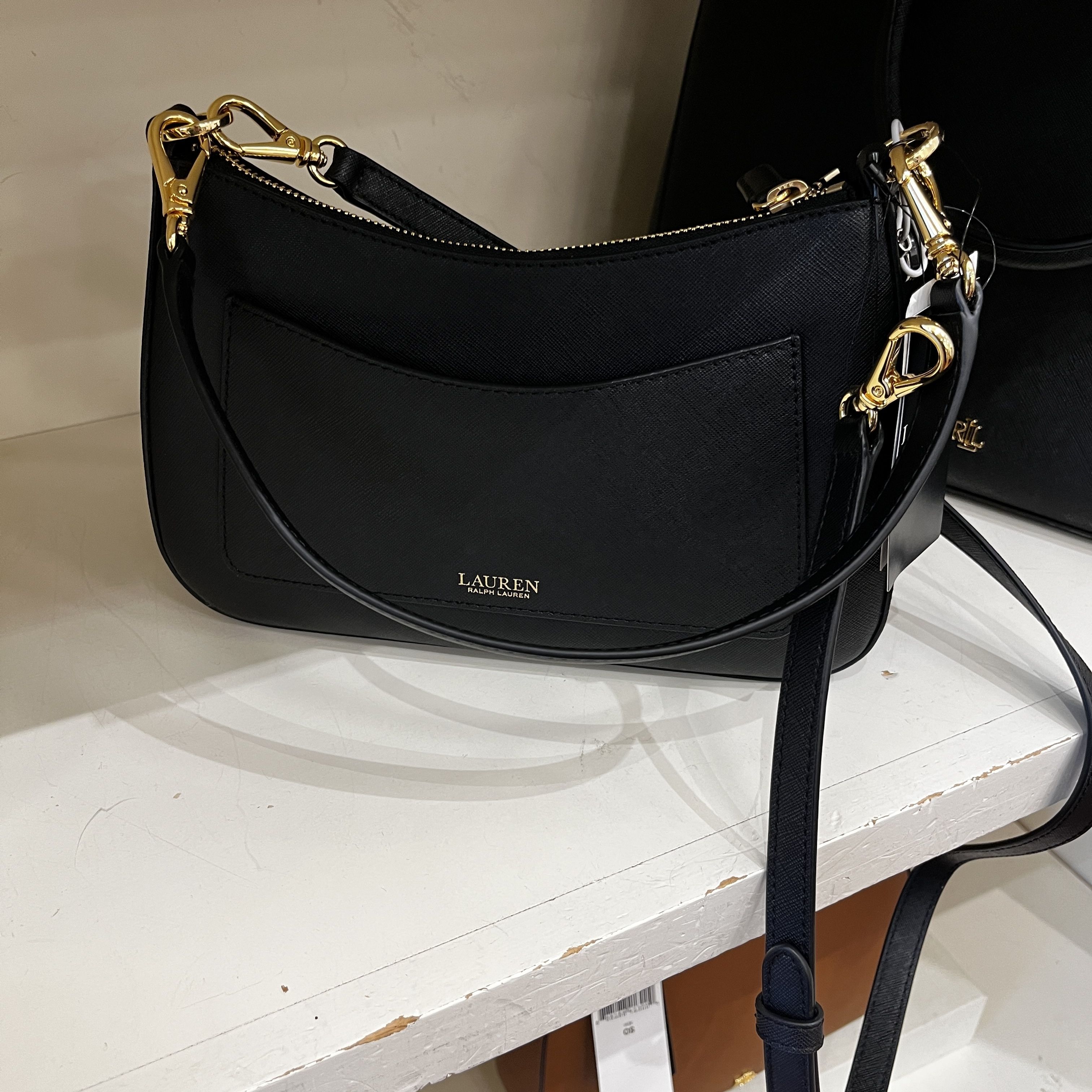 新作! Ralph Lauren(ラルフ)レザー RLLロゴ ショルダーバッグ 新作! Ralph Lauren(ラルフ)レザー ロゴ ショルダーバッグ