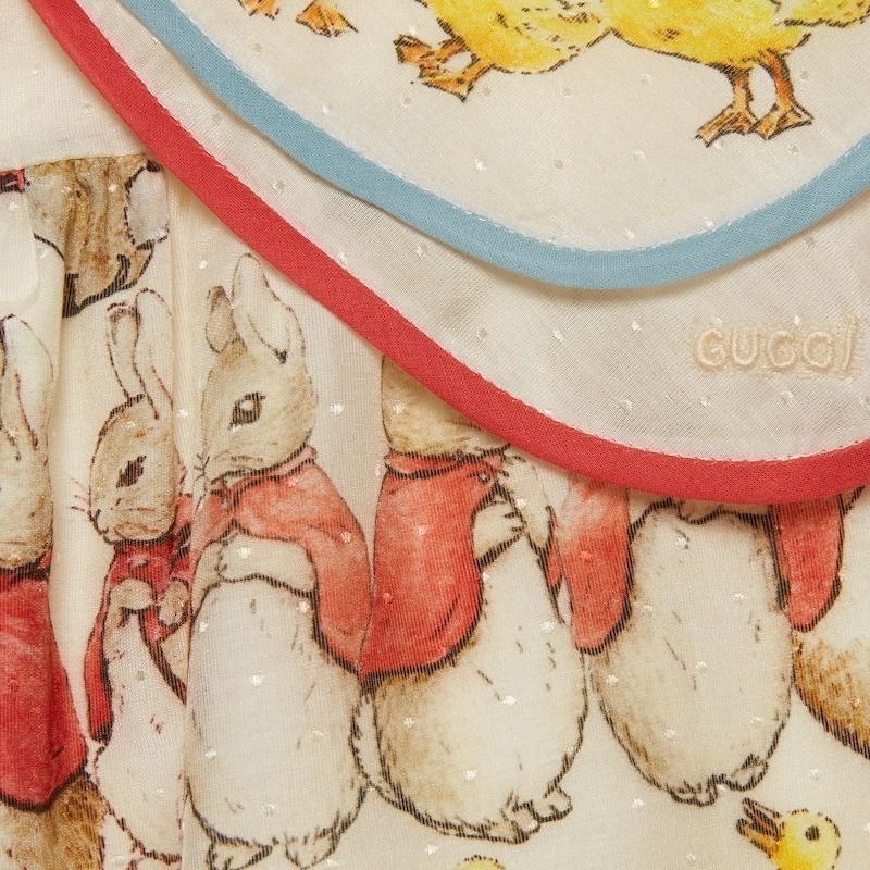 国内即発*GUCCI*グッチ*ピーターラビット GUCCI プリント ドレス