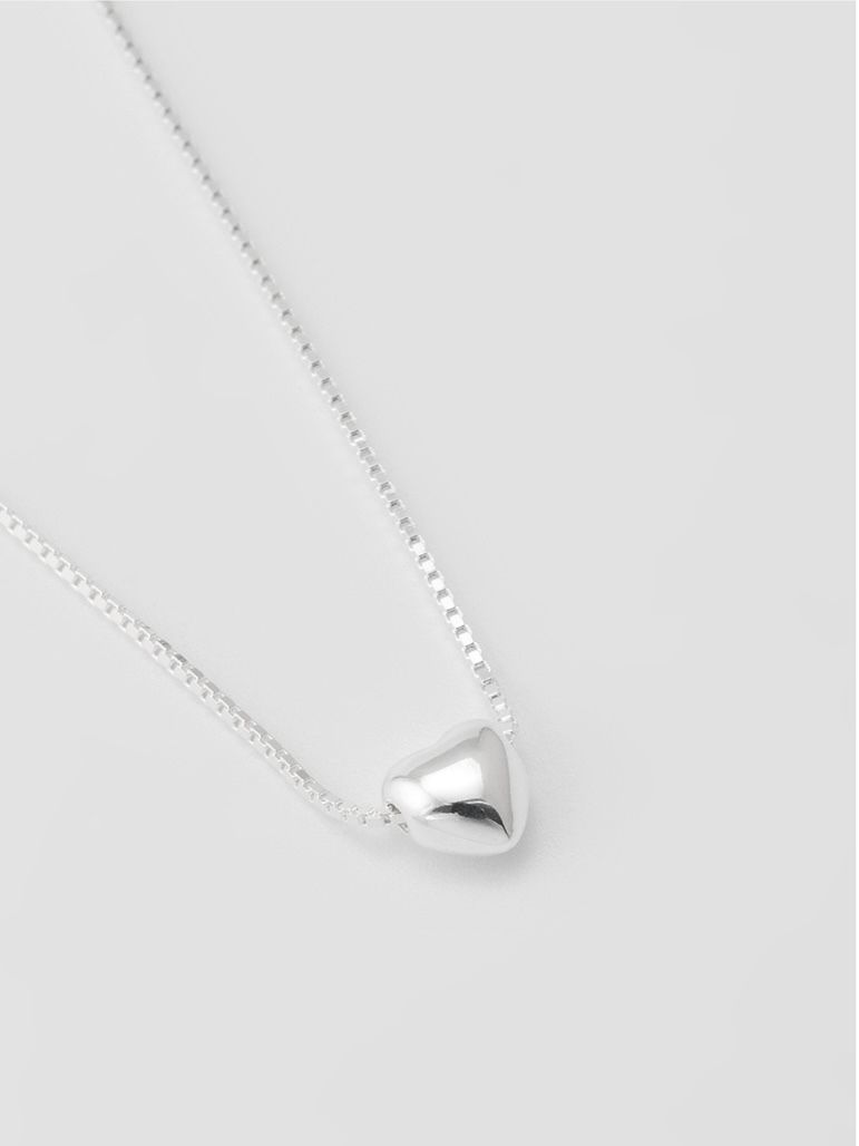 【TATIANA】(Silver925) Bebe Heart Pendant Necklace 韓国発 韓国 TATIANA】 (SILVER925) Bebe Heart Pendant necklace