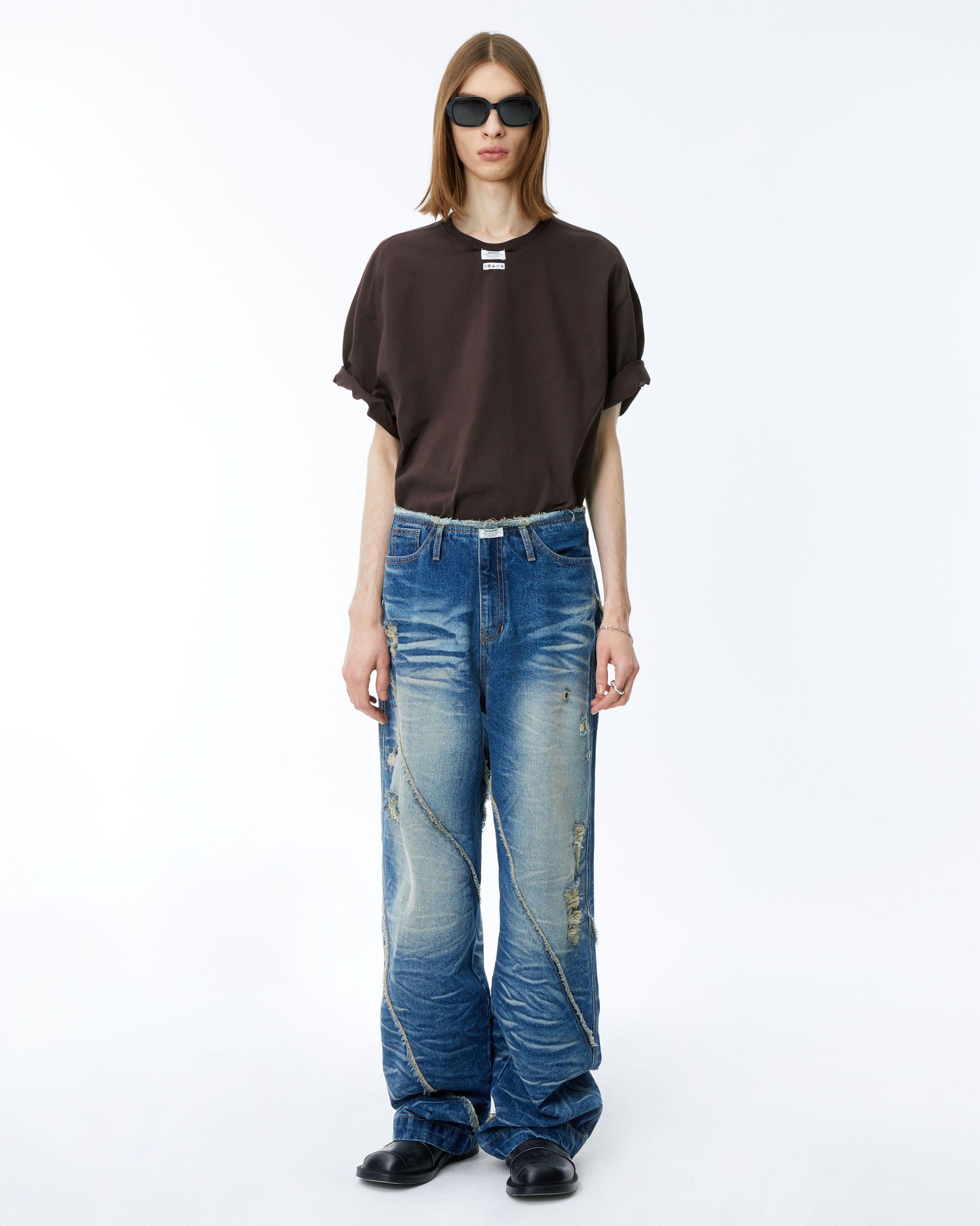 [ADERERROR] Langle t-shirt /追跡付 ADERERROR】Langle t-shirt / 追跡付 (ADERERROR/Tシャツ