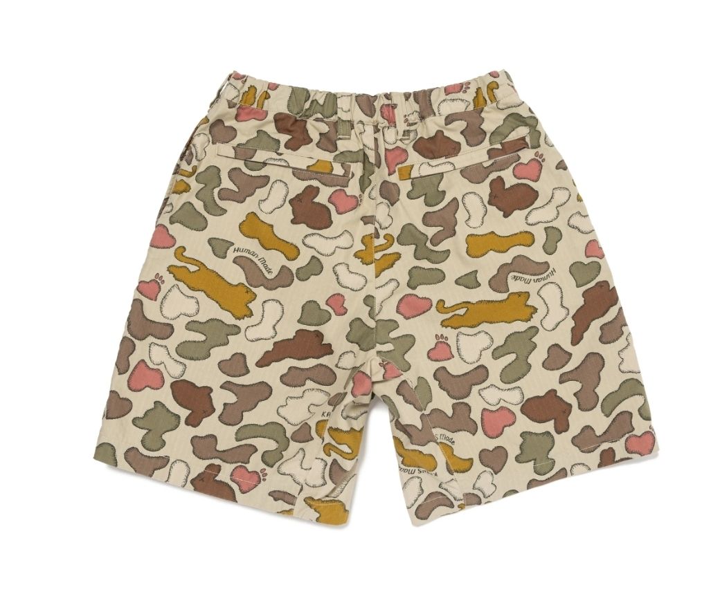 Human Made x KAWS Made Aloha Shorts Grey Men's - SS24 - US