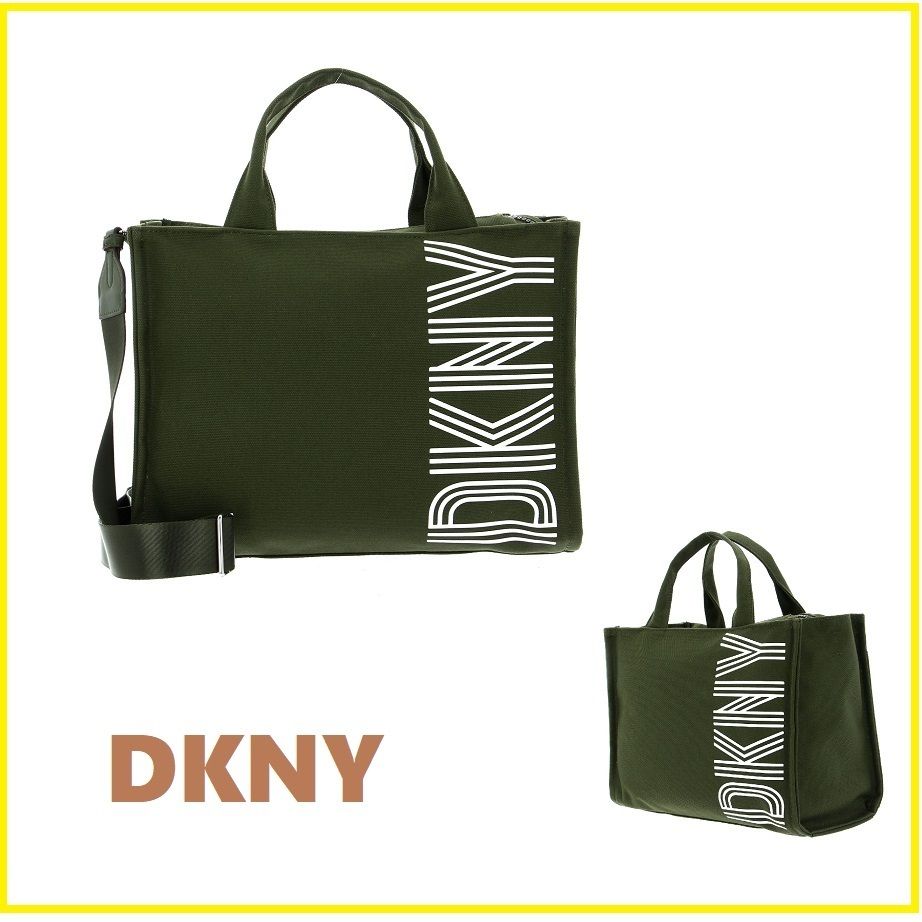 希少90´s DKNY ボストンバッグ リップストップ ミリタリー 2way