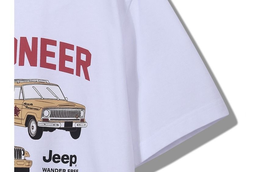 JEEP★UNISEX_Wagoneer Car Half Sleeves_2色 JEEP☆UNISEX_Wagoneer Car Half Sleeves_2色 (JEEP/Tシャツ