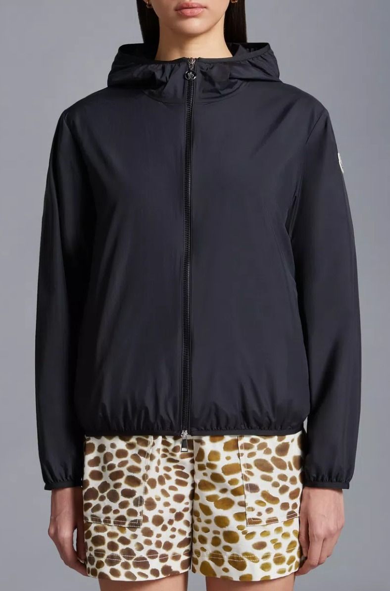 【MONCLER】FEGEOジャケット Black Fegeo appliquéd shell jacket | MONCLER | NET-A-PORTER