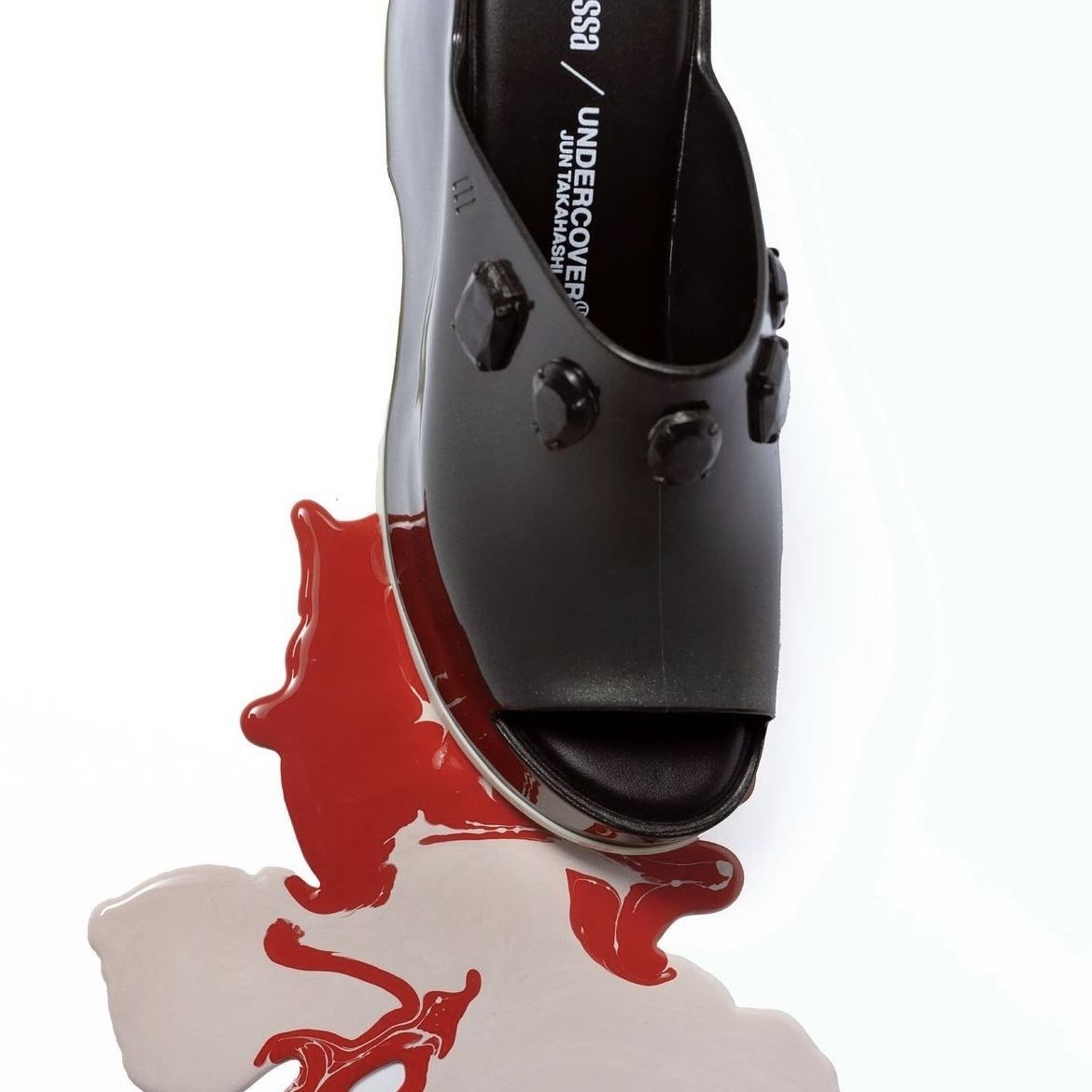 大人気コラボ！Melissa x Undercover厚底ミュール 追跡付/送料込