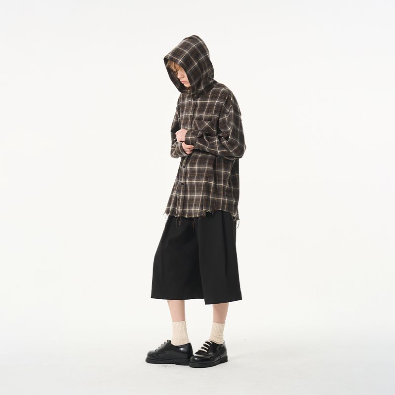 Moditec ストリート 7分丈 ワイドパンツ 大人気男女兼用 2色