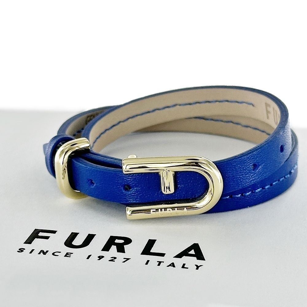 フルラ ブレスレット レディース ブランド ファッション 並行品 フルラ FURLA ブレスレット レディース おしゃれ 二重巻き 青