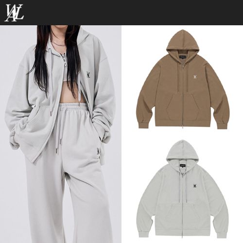 ☆2024SS新作☆WOOALONG☆Signature hood zip-up (WOOALONG