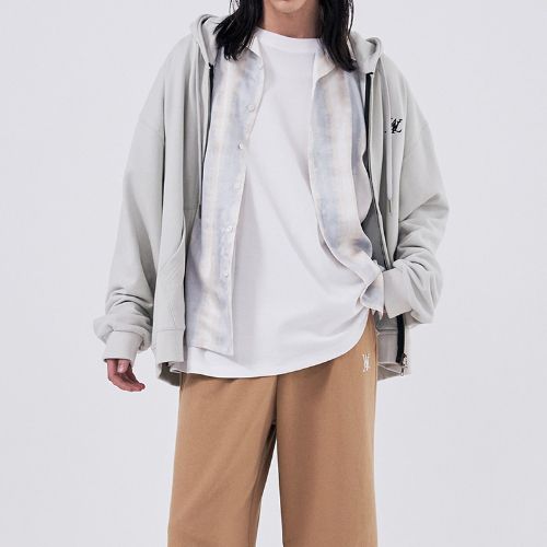 ☆2024SS新作☆WOOALONG☆Signature hood zip-up (WOOALONG
