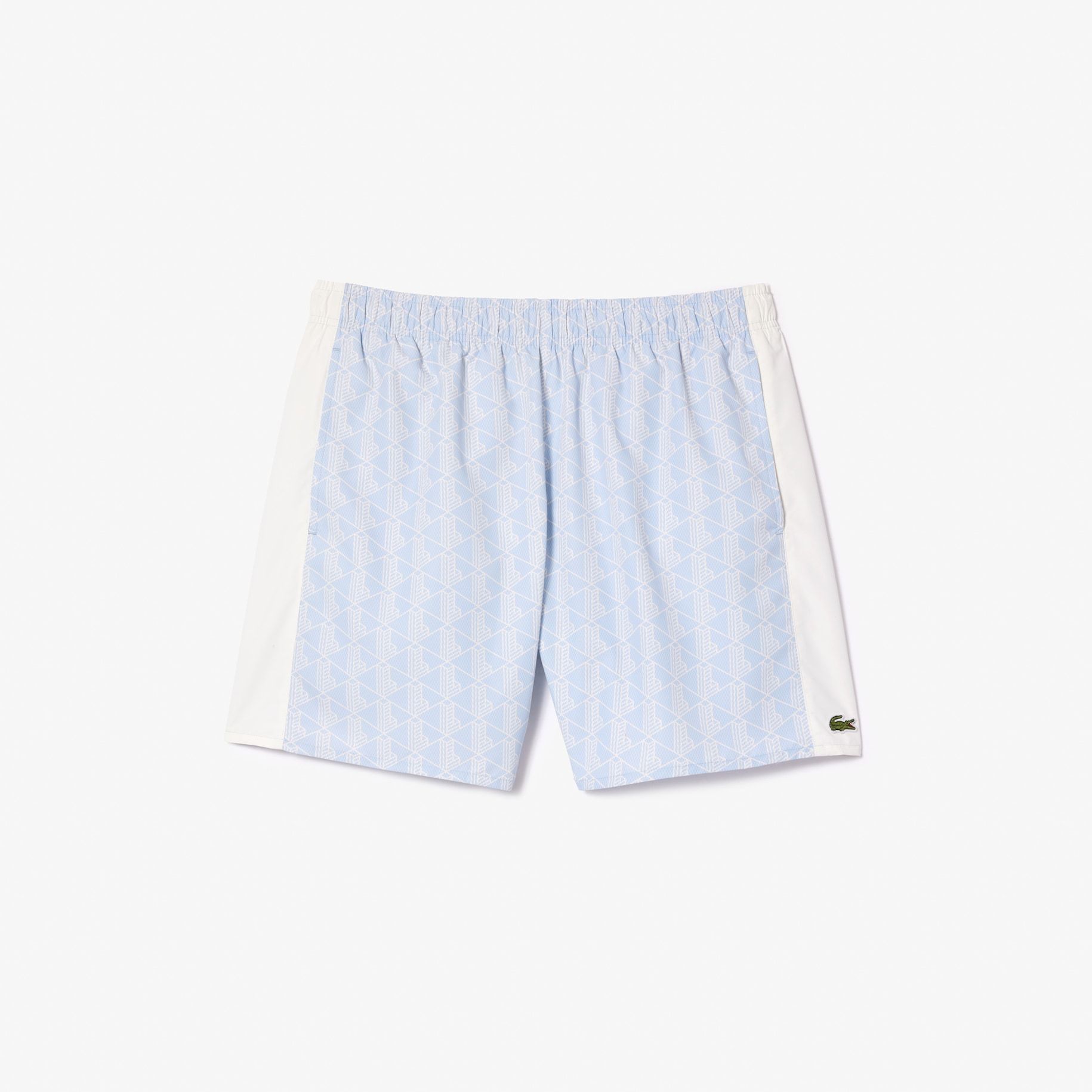 水着でもOK LACOSTE モノグラム ハーフパンツ LACOSTE】モノグラム ハーフパンツ 普段使いにも水着にもOK