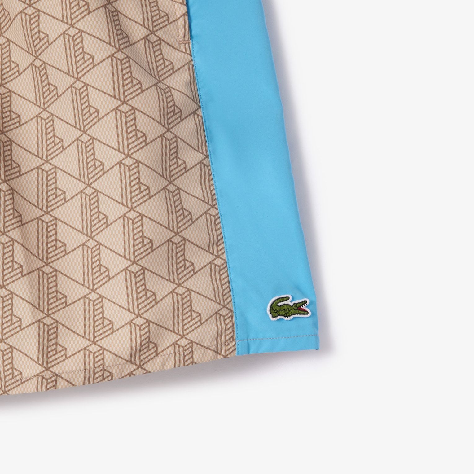 LACOSTE】モノグラム ハーフパンツ 普段使いにも水着にもOK