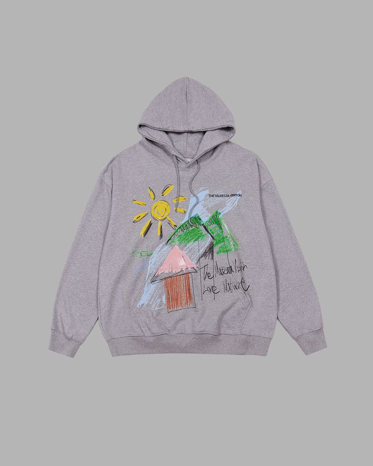 THE MUSEUM VISITOR★韓国★人気★NATURE PRINTED HOODY 2色 THE MUSEUM VISITOR☆韓国☆人気☆NATURE PRINTED HOODY 2色