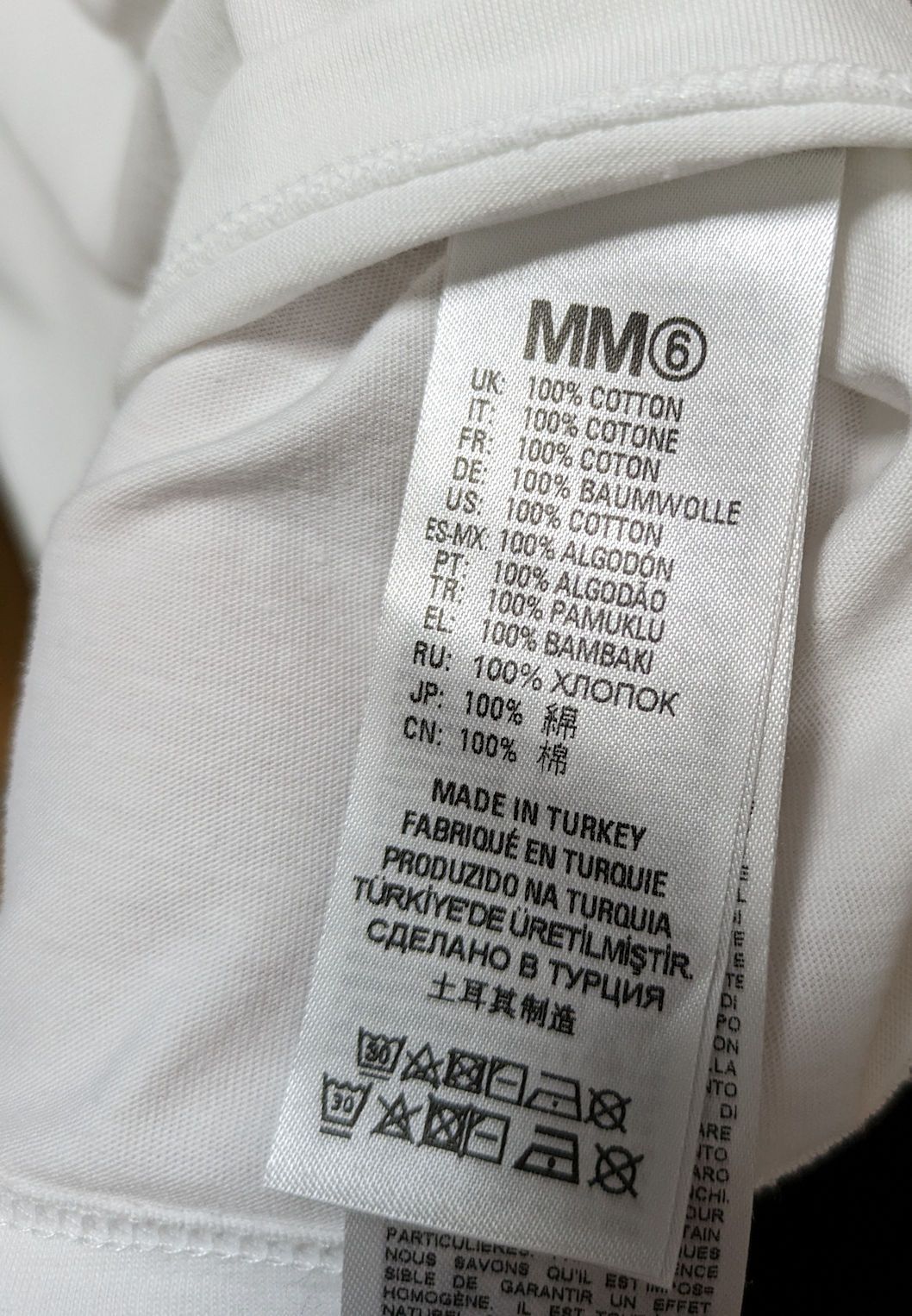 大人もOK！MM6 Maison Margiela ナンバー Tシャツ ◇国内発送