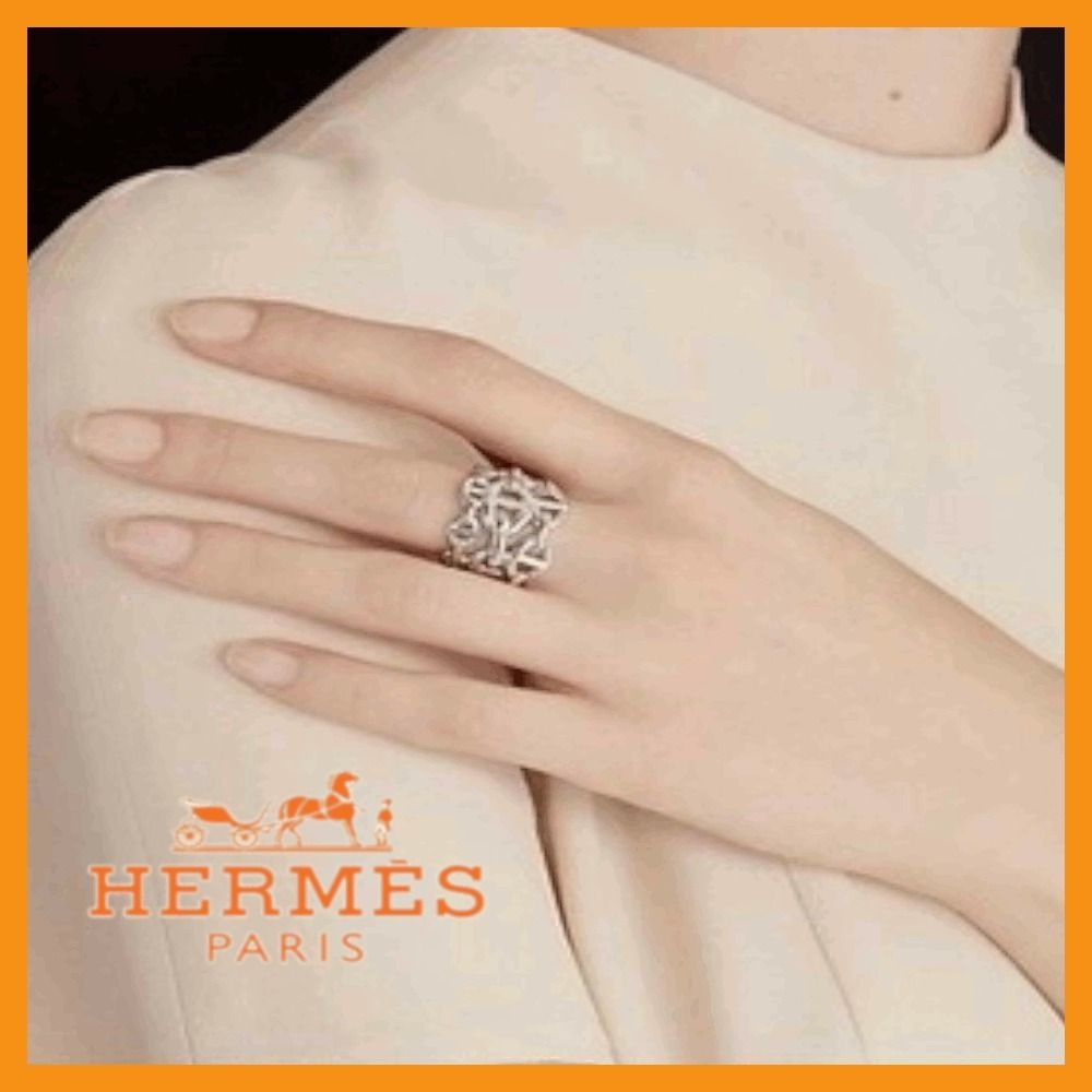 【HERMES】エルメス Chaine d‘Andre Enchainee リング GM HERMES エルメス リング シェーヌダンクル アンシェネ GM Chaine
