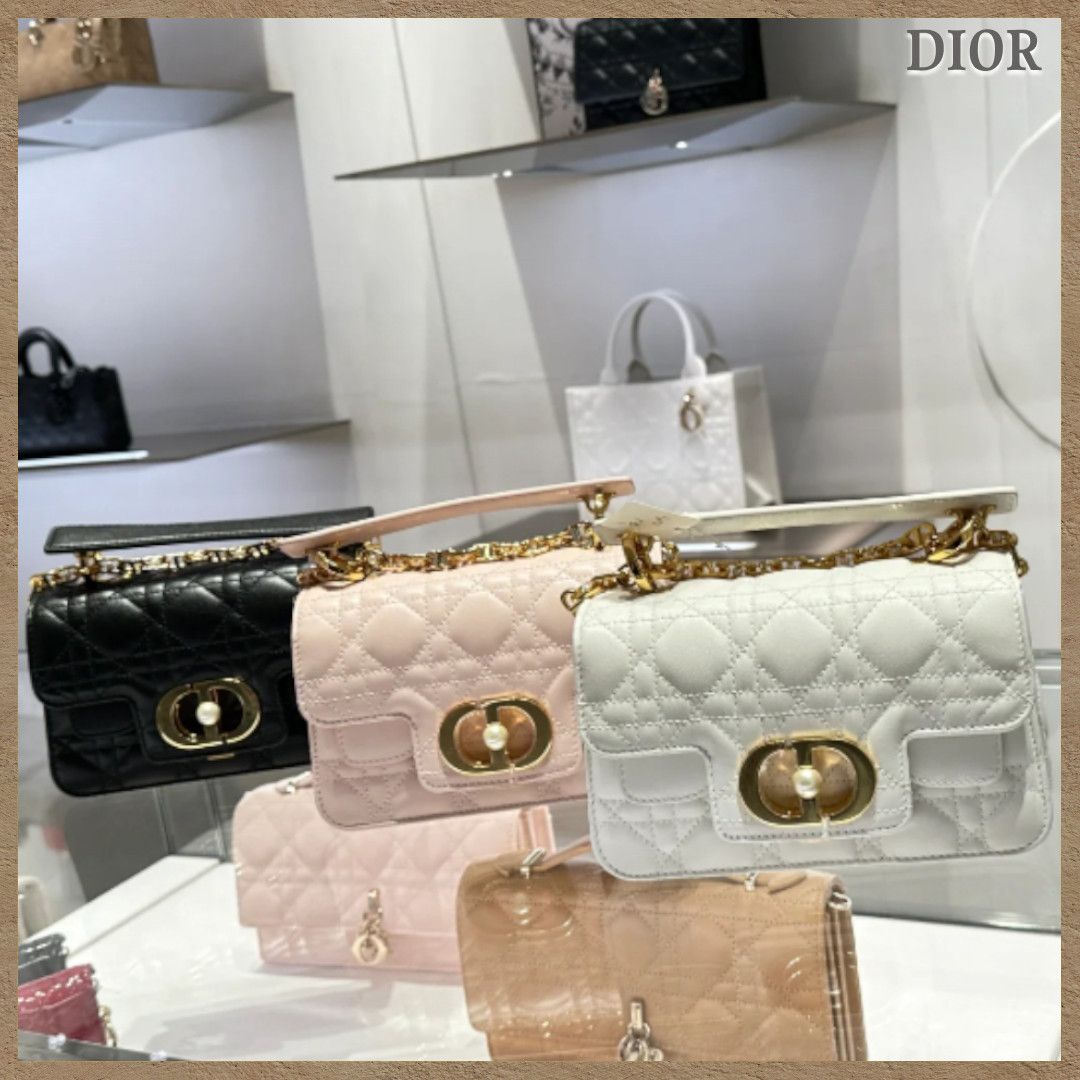 Dior Jolie♡【 Dior 】ミニトップハンドルバッグ カッコいい♪】Dior☆ Jolie トップハンドルバッグ ミニ