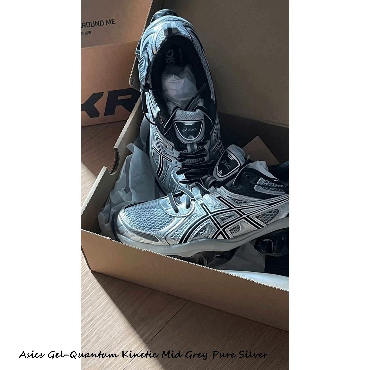 Asics ☆ Gel-Quantum Kinetic Mid Grey Pure Silver (asics
