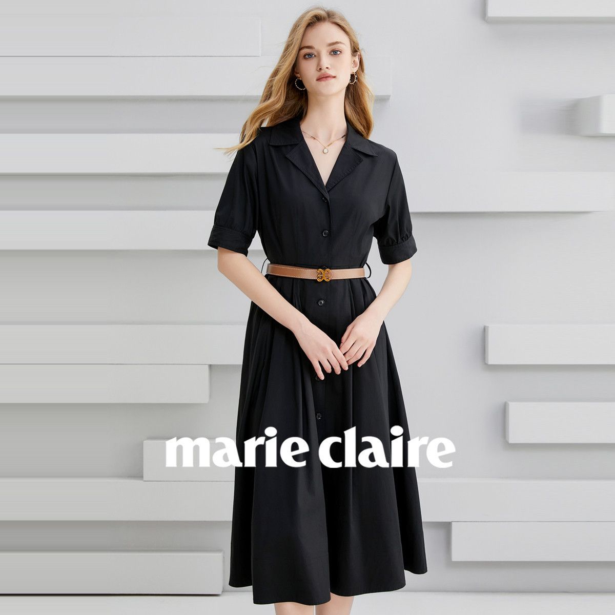 marie claire☆A-line skirt Sense of luxury MC23 (marie