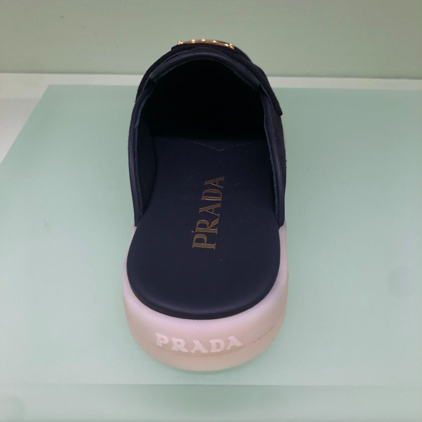 6万取引突破★UPS速達便利用【PRADA】1D270N_スエード ミュール 6万取引突破☆UPS速達便利用！【PRADA☆プラダ】シューズ