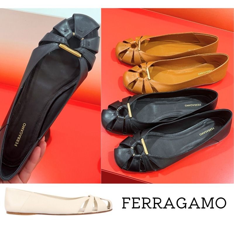 サルバトーレフェラガモ Salvatore Ferragamo バレエシューズ