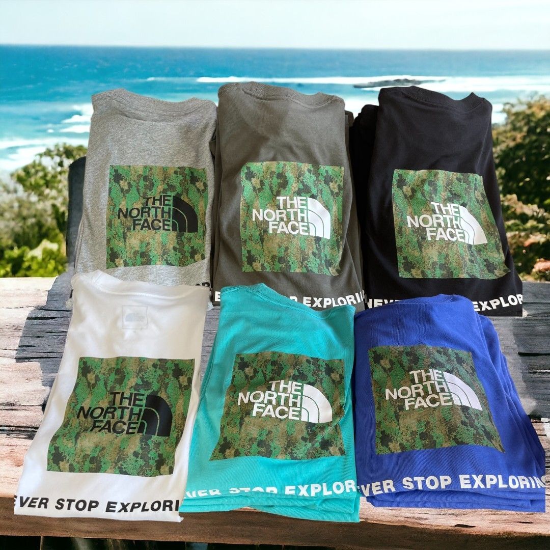 ザノースフェイス 半袖 スクエアロゴTシャツ すぐ届く！ (THE