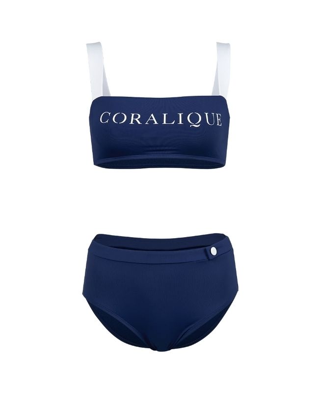 CORALIQUE ♥ Tennis Classic Logo Bandeau Bikini/追跡付 CORALIQUE ♥ Tennis Classic Logo Bandeau Bikini/追跡付
