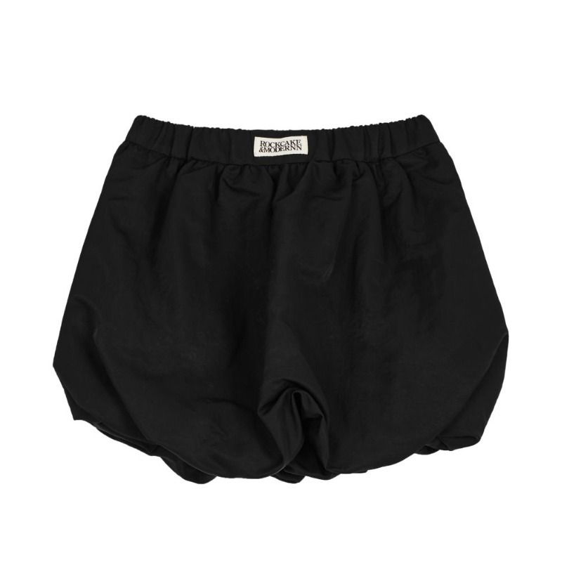 Rockcake Nylon Shirred Balloon Skirt 4BKH124 (ROCKCAKE