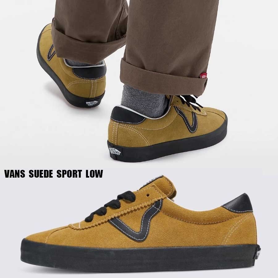 [VANS] スニーカー スポーツ SPORTS LOW スエード アンテロープ Sport Low Suede Shoe in Antelope Brown | Vans