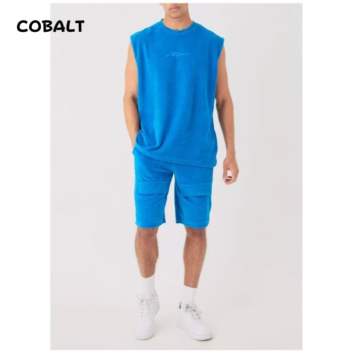 boohoo☆MAN VELOUR ベロア タンク & ショート セットアップ boohoo☆MAN VELOUR ベロア タンク & ショート セットアップ