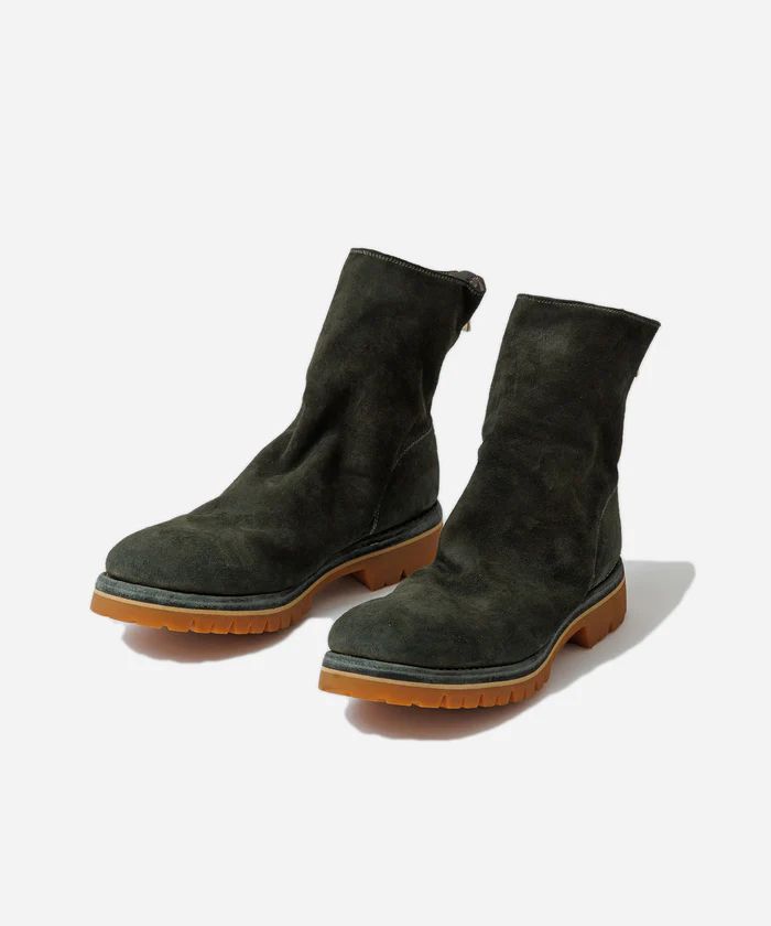 【GUIDI for BIOTOP】ショート バックジップ ブーツ すぐ届く GUIDI for BIOTOP】ショート バックジップ ブーツ すぐ届く