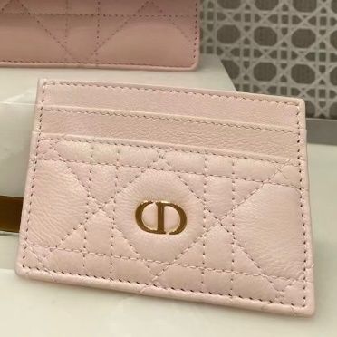 【すぐ届く】Dior ディオール Caro Freesia カードホルダー DIOR | Dior Caro Freesia カードホルダー カナージュ カーフスキン