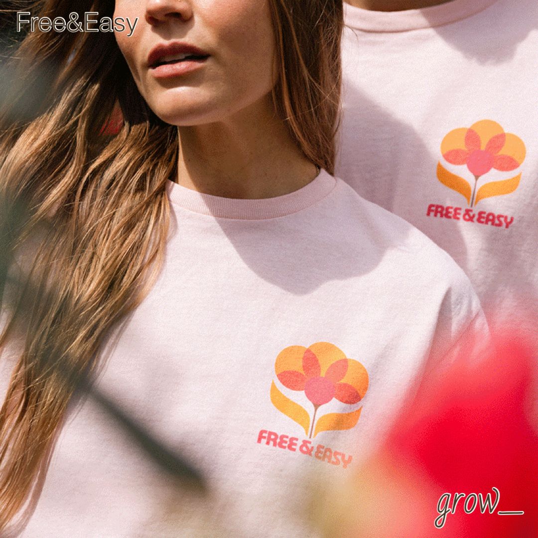 Free&Easy イン ブルーム 半袖 Tシャツ 送関込 Free&Easy イン ブルーム 半袖 Tシャツ 送関込 (Free & Easy/T