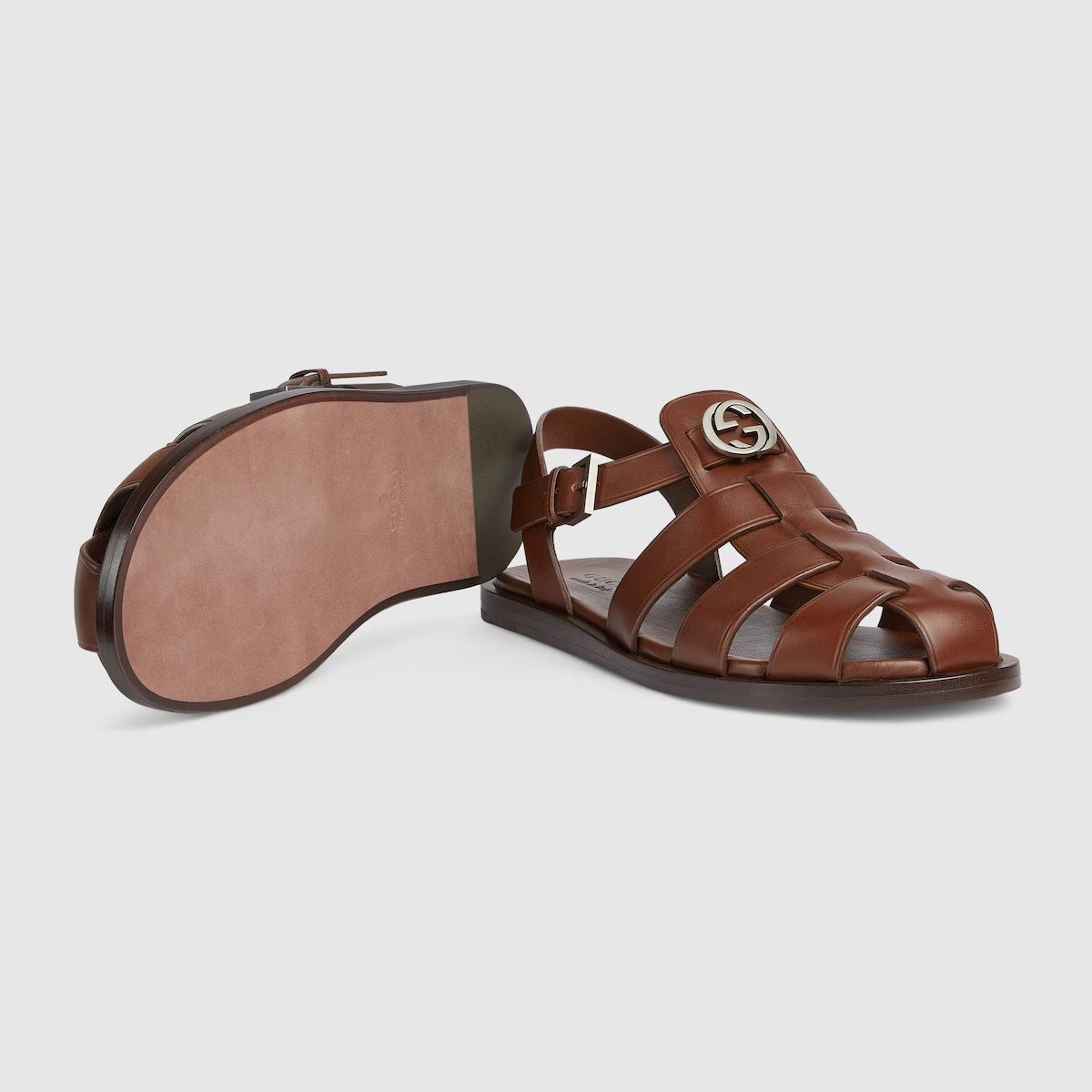24新作 グッチ バックル付き メンズ サンダル (GUCCI/サンダル