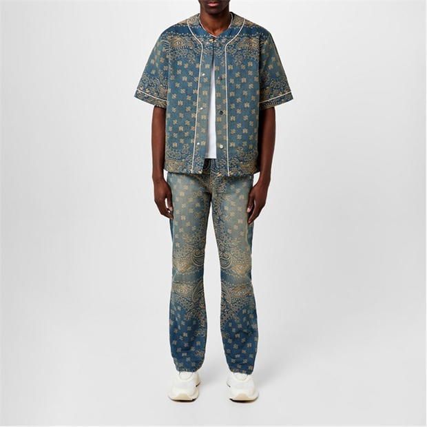 【大人気】AMIRI バンダナ シルク アップリケ スウェットシャツ AMIRI ロゴ スウェットシャツ | ブラック | FARFETCH JP