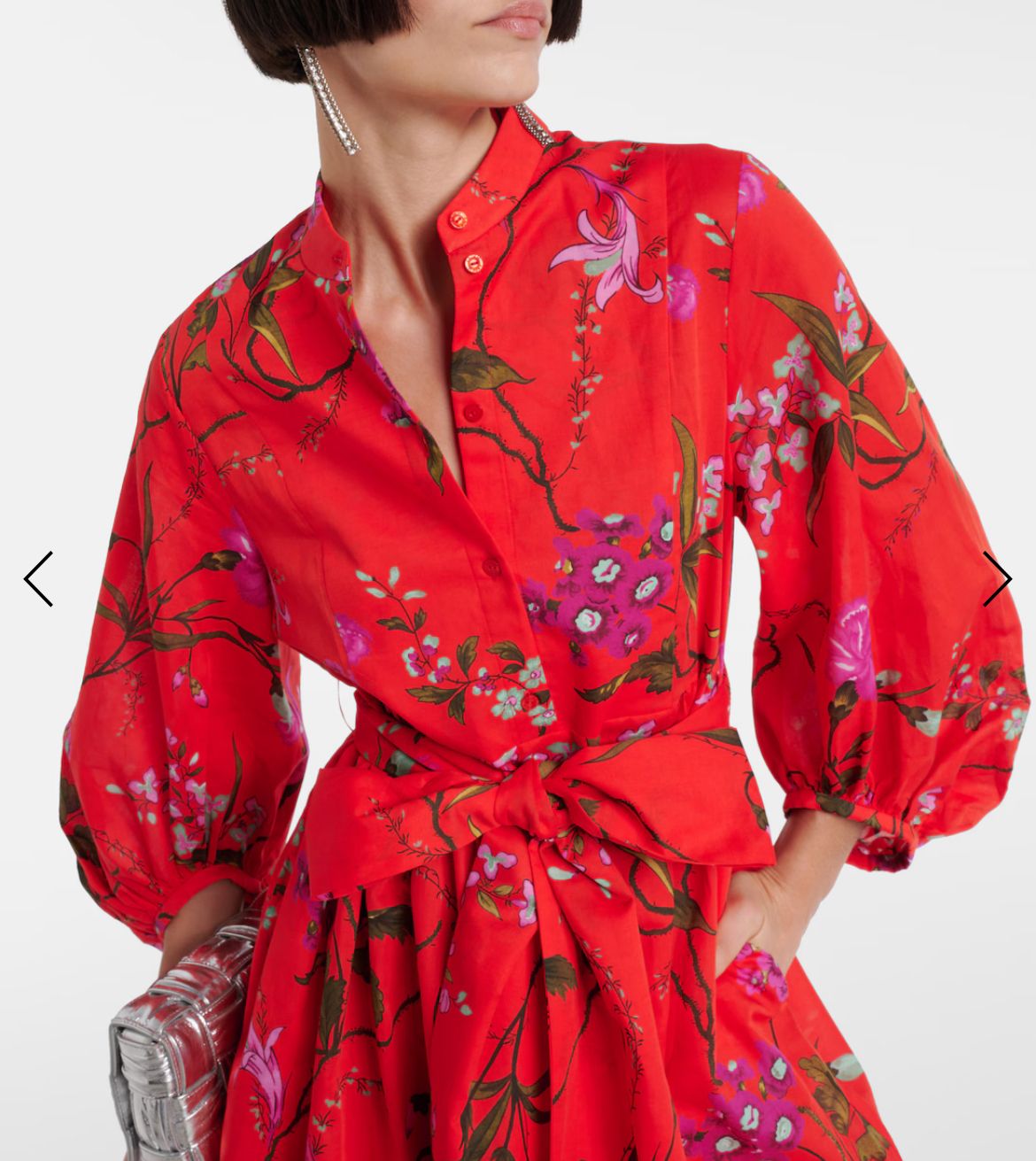 ERDEM アーデム ワンピース ブランド Floral cotton 932597 ERDEM アーデム ワンピース ブランド Printed cotton 925244