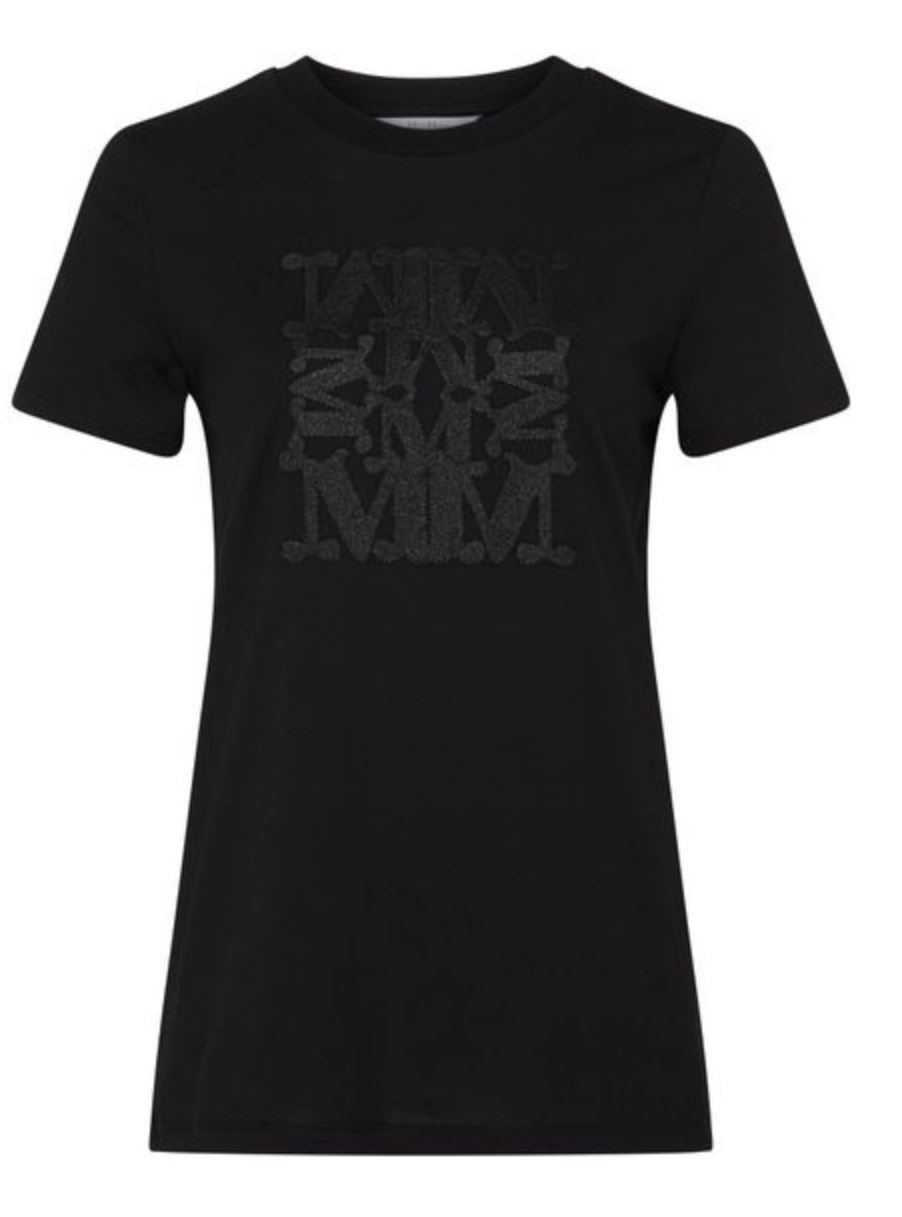 ★国内発送★【MAX MARA】TAVERNA コットン アップリケ Tシャツ MAX MARA ＞ピュア コットン アップリケ TシャツTAVERNA (Max